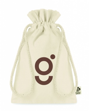 Logotrade corporate gift image of: Small organic cotton gift bag
