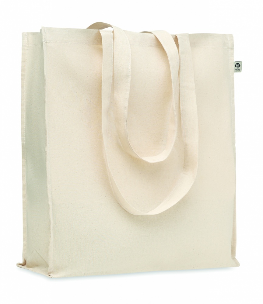 Logo trade promotional item photo of: Organic cotton shopping bag