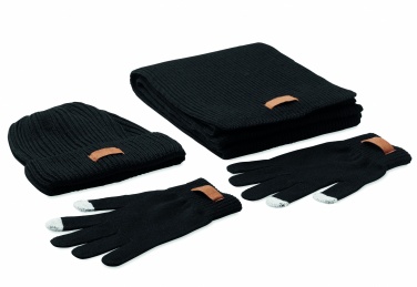 Logotrade advertising product image of: Set of 3 RPET winter pieces