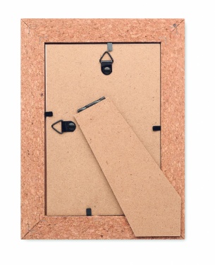 Logo trade promotional giveaways image of: Cork photo frame
