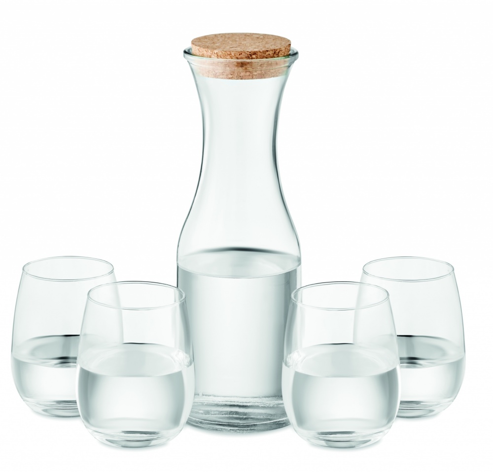Logotrade advertising product image of: Set of recycled glass drink