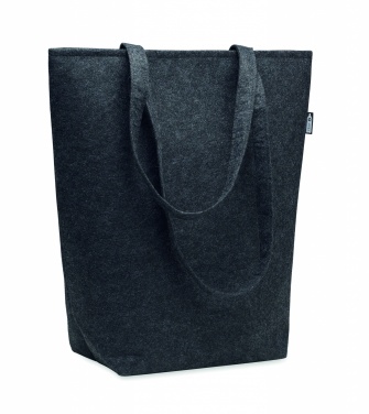 Logo trade promotional merchandise picture of: RPET felt event/shopping bag