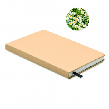 Logo trade advertising products picture of: A5 recycled page notebook