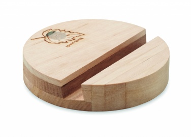 Logotrade promotional merchandise picture of: Birch Wood phone stand
