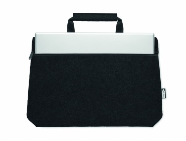 Logo trade promotional gifts picture of: RPET felt zippered laptop bag