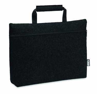 Logotrade promotional product image of: RPET felt zippered laptop bag