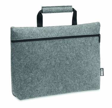 Logotrade corporate gifts photo of: RPET felt zippered laptop bag