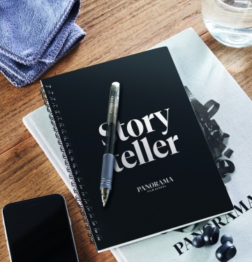 Logo trade business gifts image of: A5 Erasable notebook