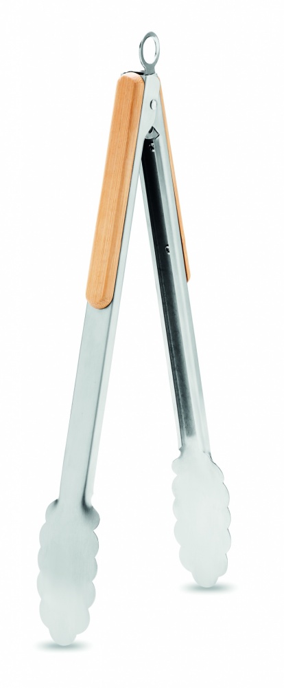 Logo trade promotional giveaways picture of: Stainless Steel Tongs