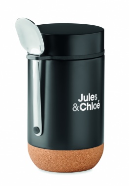 Logo trade promotional products image of: Double wall storage jar 400 ml