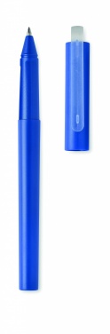 Logotrade promotional giveaways photo of: RPET blue gel ink ball pen