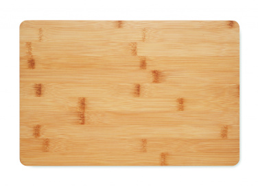 Logo trade promotional giveaways image of: Bamboo cutting board set