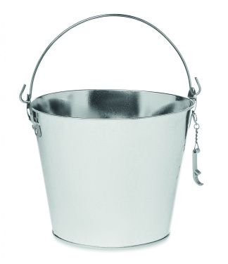 Logo trade promotional item photo of: Metal beer bucket 4L