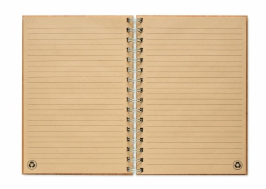Logotrade business gift image of: A5 ring bound Bamboo notebook
