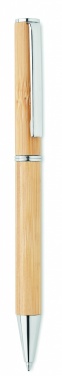 Logotrade promotional gift picture of: Bamboo twist type ball pen