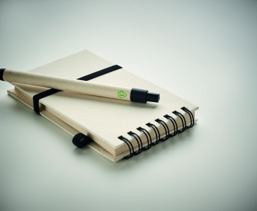 Logo trade promotional products image of: A6 milk carton notebook set
