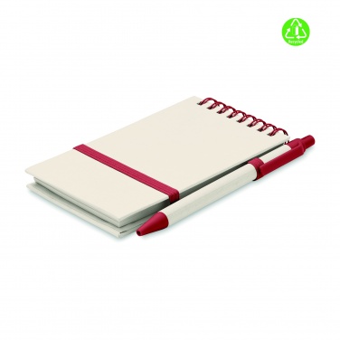 Logo trade promotional products image of: A6 milk carton notebook set