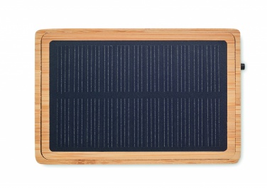 Logotrade advertising product picture of: Solar bamboo wireless speaker