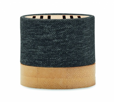 Logotrade promotional product image of: Bamboo RPET wireless speaker