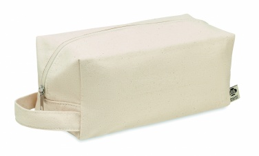 Logotrade advertising product image of: Canvas cosmetic bag 220 gr/m²