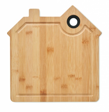 Logo trade promotional gifts image of: Bamboo house cutting board
