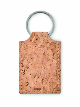 Logotrade promotional merchandise image of: Rectangular cork key ring Imatra