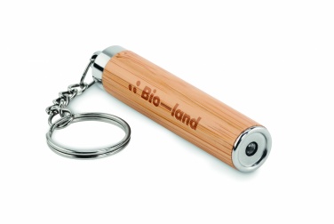 Logo trade promotional items picture of: Mini bamboo torch with keyring