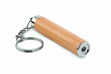 Logo trade advertising product photo of: Mini bamboo torch with keyring
