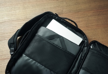 Logotrade promotional gift picture of: Backpack 600D RPET