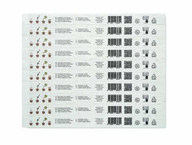 Logo trade promotional items picture of: Sheet of seed paper wristbands