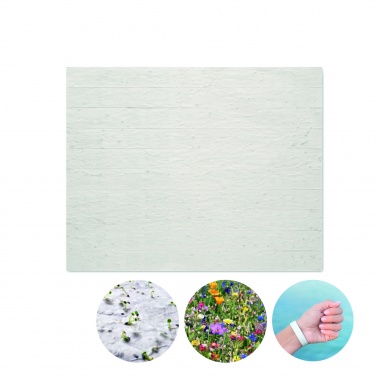 Logo trade advertising products image of: Sheet of seed paper wristbands