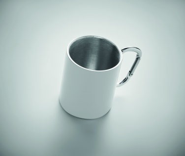 Logotrade promotional gift image of: Metal mug and carabiner handle