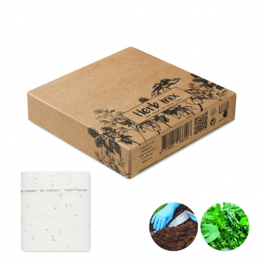 Logo trade promotional giveaways image of: Herb seeds tape 3 meter