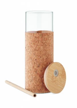 Logo trade advertising products image of: Glass tumbler sleeve 450 ml