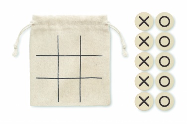 Logo trade promotional product photo of: Wooden tic tac toe
