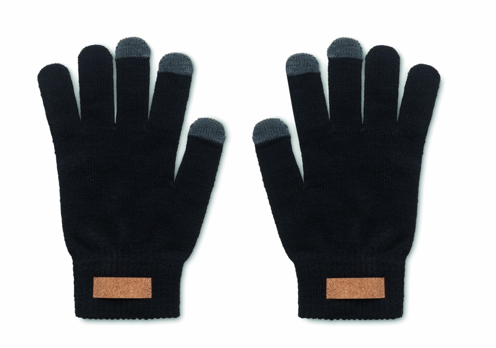 Logotrade advertising product picture of: RPET tactile gloves