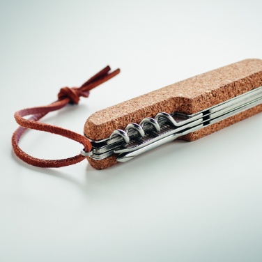 Logotrade promotional product image of: Multi tool pocket knife cork