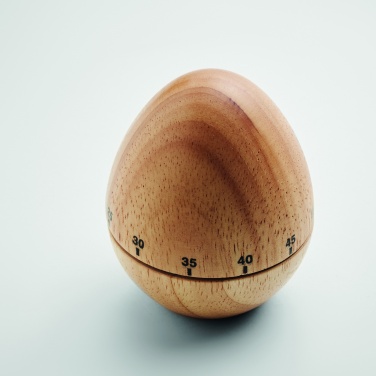 Logo trade promotional giveaway photo of: Pine wood egg timer