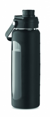 Logotrade corporate gift picture of: Glass bottle with sleeve 750 ml