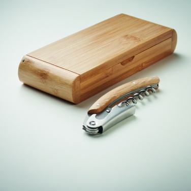 Logotrade promotional merchandise photo of: Waiter's knife in bamboo