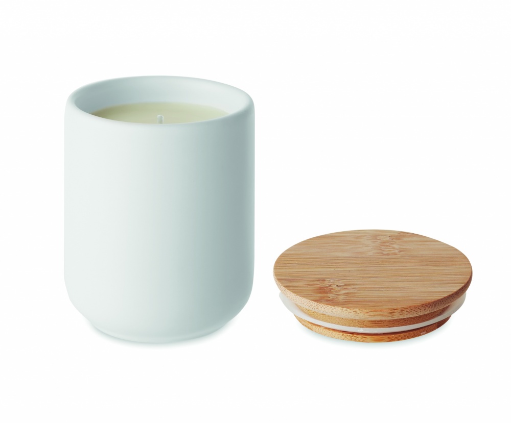 Logo trade promotional giveaways picture of: Plant based wax candle 200 gr