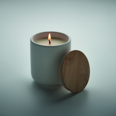 Logo trade promotional products picture of: Plant based wax candle 200 gr