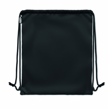 Logotrade promotional giveaway image of: Large drawstring bag 300D RPET