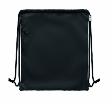 Logo trade promotional products picture of: Large drawstring bag 300D RPET