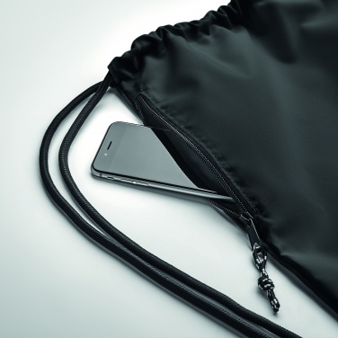 Logotrade business gifts photo of: Large drawstring bag 300D RPET
