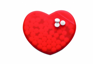 Logo trade corporate gifts picture of: Heart shape peppermint box