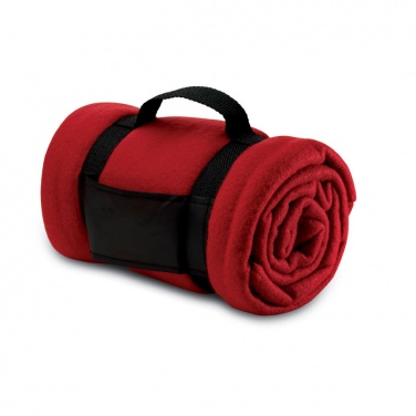 Logo trade promotional giveaways image of: Fleece blanket
