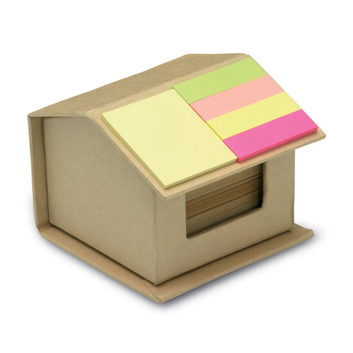 Logotrade promotional item image of: Memo/sticky notes pad recycled