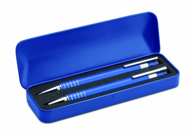 Logotrade promotional product picture of: Ball pen set in metal box