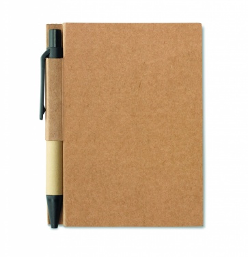 Logotrade promotional items photo of: Recycled notebook with pen